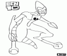 O alien XLR8 é a primeira transformação de Ben 10 com o Omnitrix