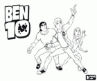 Ben, Gwen e Kevin, os protagonistas humanos de Ben 10 Alien Force