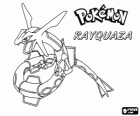 Rayquaza vive na camada de ozônio muito acima das nuvens e é como uma grande serpente dragão
