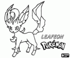 Leafeon é como uma planta que realiza a fotossíntese e é uma das evoluções do Eevee