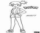 Misty é a líder do Ginásio da Cidade Cerulean e ela se especializa em Pokémon do tipo Water