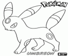 Umbreon, Pokemon tipo Noturno, uma evolução do Eevee