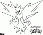 Zapdos é um dos pássaros lendários pokémon que é dito viver em thunderclouds