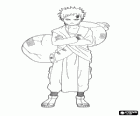 Gaara é um ninja de Sunagakure, a Vila Oculta da Areia