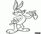 Bugs Bunny ou  Pernalonga, o coelho herói das aventuras do Looney Tunes