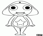Sargento Keroro é o principal protagonista e um comandante do exército do planeta Keron