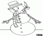 Frosty, o boneco de neve que ganha vida com um chapéu de mágico