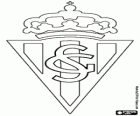 Emblema do Real Sporting de Gijón, o Sporting Gijón