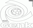 Emblema do Racing Genk ou KRC Genk, Koninklijke Racing Club Genk, clube de futebol belga