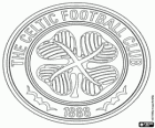 Logo Celtic FC, conhecido como Celtic de Glasgow, clube de futebol escocês