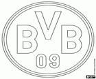 Emblema BVB 09, Borussia Dortmund, Ballspielverein Borussia 09 e.V. Dortmund, clube de futebol alemão