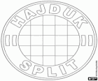 Logo HNK Hajduk Split, clube de futebol croata