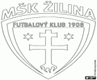 Emblema do MSK Zilina, clube de futebol da Eslováquia
