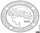 Escudo do Olympiacos Piraeus FC, time de futebol grego