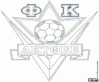 Escudo do FC Aktobe, do Cazaquistão clube de futebol