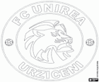 Emblema do FC Unirea Urziceni, clube de futebol romeno