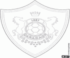 Logo do FK Qarabag Aghdam ou FK Karabakh Agdam, clube de futebol do Azerbaijão