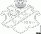 Logo do AIK Solna ou AIK Fotboll, time de futebol da Suécia