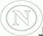 Emblema do SSC Napoli, Società Sportiva Calcio Napoli, time de futebol italiano com sede em Nápoles