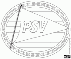 Emblema do PSV Eindhoven, clube de futebol holandês