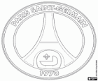 Logo do PSG FC ou Paris Saint-Germain FC, clube de futebol francês
