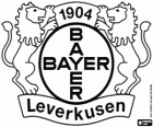 Logo Bayer 04 ou Bayer Leverkusen, clube de futebol alemão