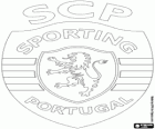 Escudo do Sporting Clube de Portugal, o Sporting de Lisboa, clube de futebol português