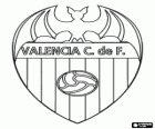 Logo de Valência CF, clube de futebol espanhol. Valencia Club de Fútbol, nome original em espanhol