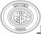 Escudo do FC Internazionale Milano, conhecido como Inter de Milão, clube de futebol italiano