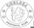 Logo do Chelsea FC, em Londres, equipa de futebol Inglês