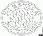 Logo do FC Bayern de Munique, clube de futebol alemão. Fußball-Club Bayern München, nome original em alemão
