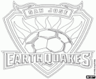 Emblema da equipa de futebol de San Jose Earthquakes na MLS, Califórnia, Estados Unidos