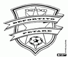 Emblema do FC Deportivo Petare, a equipe venezuelana de futebol de Caracas, fundada sob o nome de Deportivo Italia FC