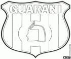 Escudo do Clube Guarani, a equipe de futebol do Paraguai