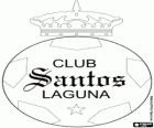 Logo do Club Santos Laguna, o time de futebol mexicano com sede em Torreón