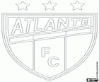 Escudo do Atlante FC, time de futebol mexicano