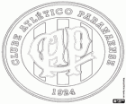 Logo do Clube Atlético Paranaense, time de futebol brasileiro na cidade de Curitiba