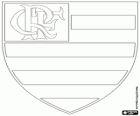 Escudo do Clube de Regatas do Flamengo, clube esportivo e equipa de futebol do Brasil
