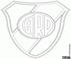 Emblema do CA River Plate, clube desportivo e time de futebol de Buenos Aires, Argentina