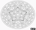 Clássico mandala circular