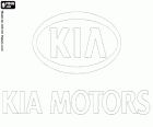 Logo da KIA Motors, fabricante de automóveis sul-coreana