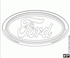 Logo da Ford. Marca de automóveis estadunidense
