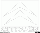 Antigo logo da Citroën, marca francesa de carros