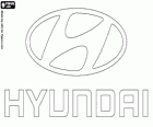 Logo da Hyundai, marca de automóveis da Coréia do Sul
