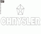 Logo Chrysler. Marca de carros dos Estados Unidos da América