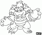 Bowser ou Rei Koopa, o principal inimigo nos jogos do Mario
