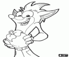 Crash Bandicoot, protagonista do vídeo jogo Crash Bandicoot