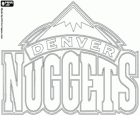 Logo Denver Nuggets equipe da NBA. Divisão Noroeste, Conferência Oeste