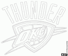 Logo de Oklahoma City Thunder, equipe da NBA. Divisão Noroeste, Conferência Oeste