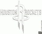 Logo Houston Rockets, equipe da NBA. Divisão Sudoeste, Conferência Oeste